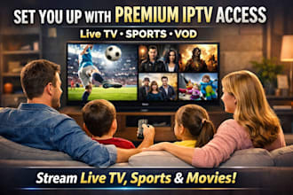 create m3u playlist, vod, live tv app, 8k server with HD channels