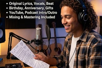 produce custom songs for any occasion