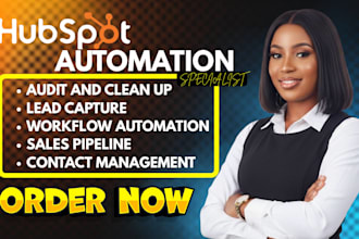 build hubspot automation workflows and sales pipelines