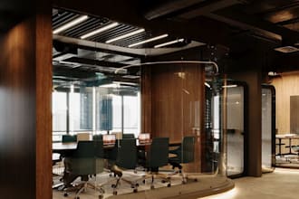 do 3d home office design corporate office coworkspace meeting room gaming room
