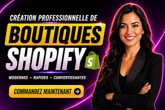 créer une boutique shopify qui domine le marché francais