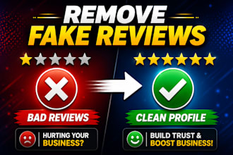 remove fake negative harmful google maps business reviews