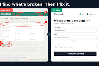do a professional UX audit of your website or app