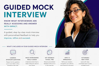 improve your interview answers with a guided mock interview