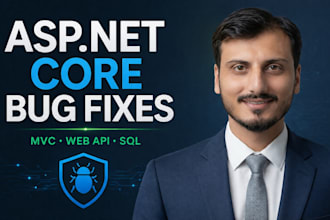 debug and fix asp net core mvc and web API issues