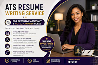 create professional hospitality resume, hotelier, chef CV