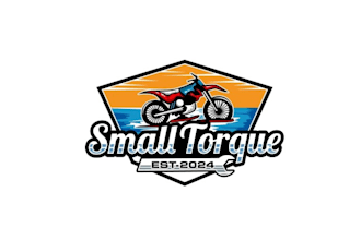 design super motorcycles wind and waves logo