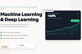 build ai, machine learning, deep learning, data science solutions