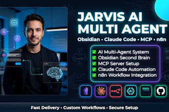 build multi agent obsidian second brain jarvis ai crewai n8n mcp claude code