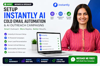 setup instantly ai cold email automation and ai outreach campaigns
