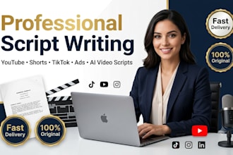 be your email video script writer and youtube content writer