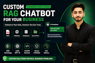 build a custom rag chatbot trained on your business data