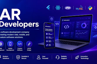 develop a flutter mobile app for android and ios