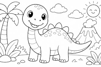 draw colouring book pages for kids and children