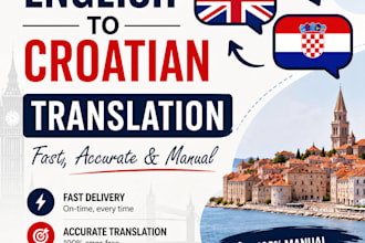 do english to croatian translation and vice versa