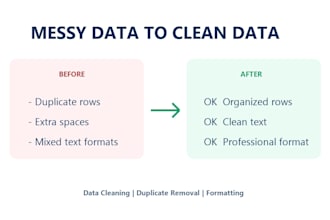 clean format and remove duplicates from your excel data
