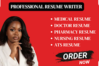 write ats healthcare resume nursing medical doctor pharmacy CV and cover letter