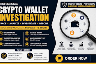 investigate crypto wallet transactions to help track fund movement