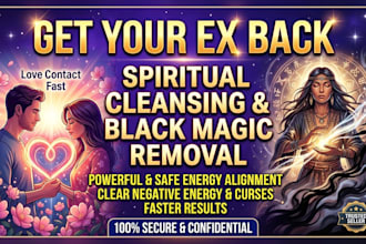 spiritual cleansing black magic removal get your ex back love spell contact me