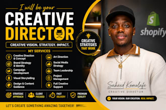 be your creative director for your brand and business