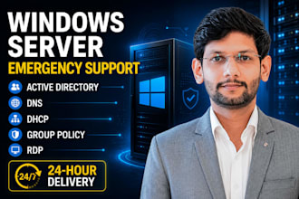fix windows server, active directory, dns, dhcp and rdp issues