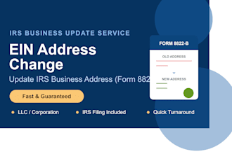 change your address and name on your ein with irs