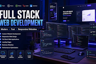 create a responsive full stack web app with modern UI UX