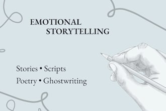 write enotional stories, creative content, and compelling narratives