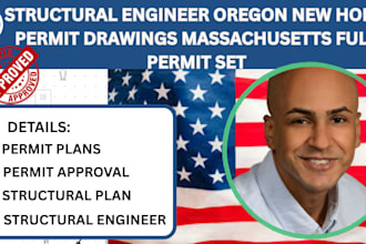 structural engineer oregon new home permit drawing massachusetts full permit set
