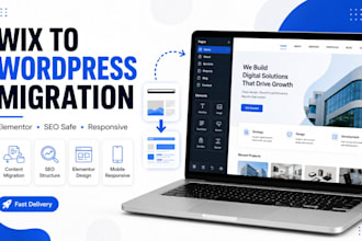 migrate wix website to wordpress elementor without losing SEO