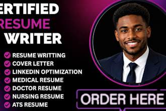 write ats medical resume, nursing CV, healthcare and doctor resume