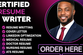 write ats medical resume, nursing CV, healthcare and doctor resume