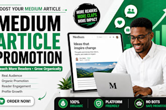 provide strategic medium article substack promotion for targeted audience growth