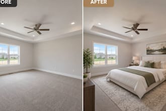 professionally virtual stage your empty real estate property