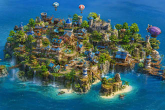 professionally build survival or creative minecraft builds map builder