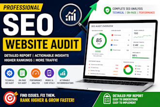 do a complete SEO website audit and provide a report
