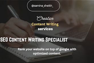 write SEO blog posts