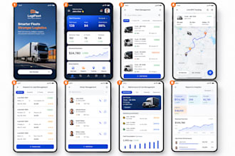 develop trucking app, fleet management app, logistics management system