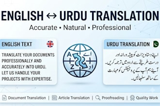 translate and write blogs accurately