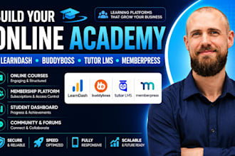 build learndash buddyboss tutor lms membership course website