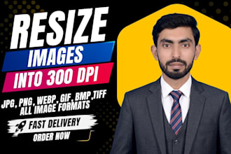 resize pictures for print, 300 dpi, web and high resolution quality