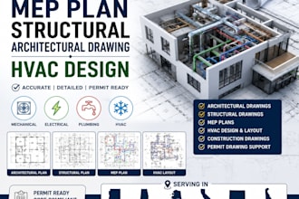 mep plan structural architectural drawing hvac design in arizona al ak ca co de