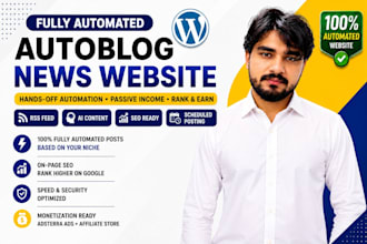 create an autoblog or autopilot automated news website adsense friendly