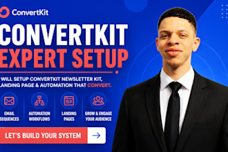 setup convertkit newsletter kit landing page kit newsletter automation