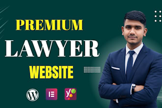 design a lawyer website, law firm website or attorney website