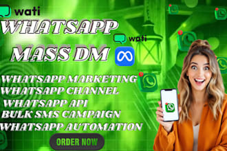 do whatsapp business marketing, customer outreach and lead generation