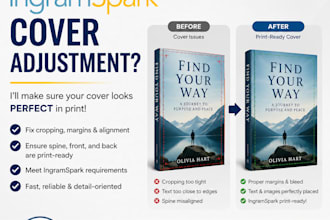 adjust your ingramspark book cover
