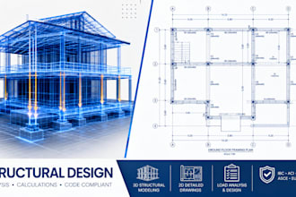 do structural analysis and design wood or steel calculations ga tx ca fl ny nj
