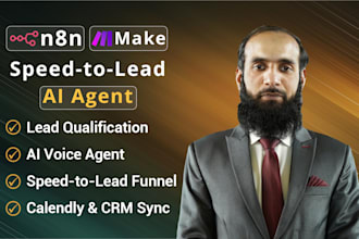 build an ai lead qualification and voice agent workflow in n8n or make