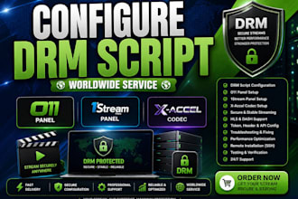 configure drm script worldwide for 011 panel, 1stream panel, x accel codec
